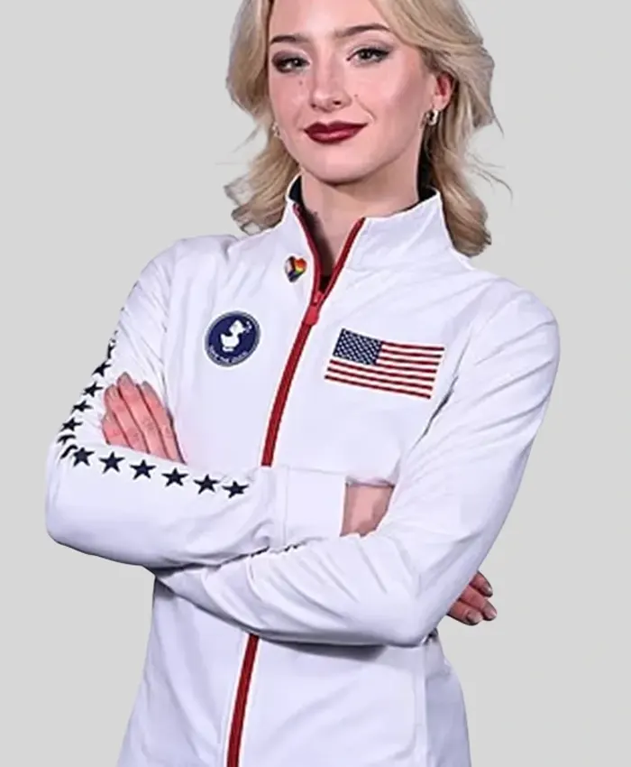Shop Milano Cortina Winter Olympics 2026 Team USA White Jacket Now