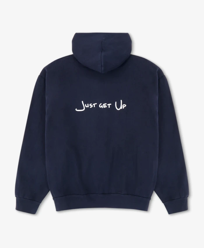 Shop The View Just Get Up Joy Behar Blue Hoodie For Sale