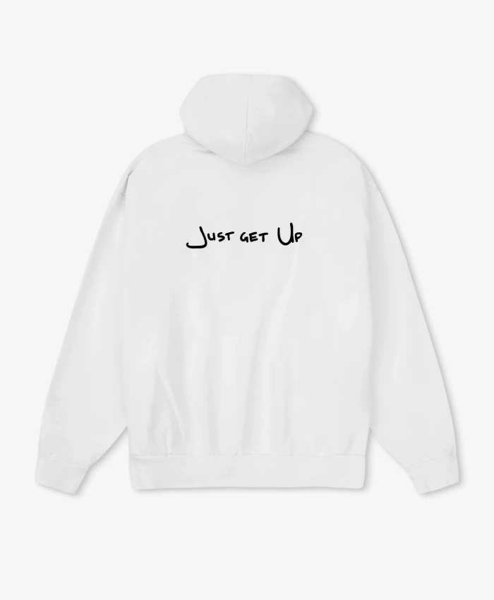 Shop The View Just Get Up Joy Behar Hoodie -White