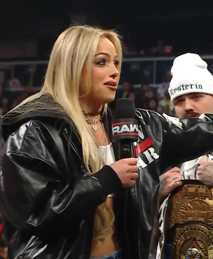 Shop WWE RAW Liv Morgan Black Leather Jacket
