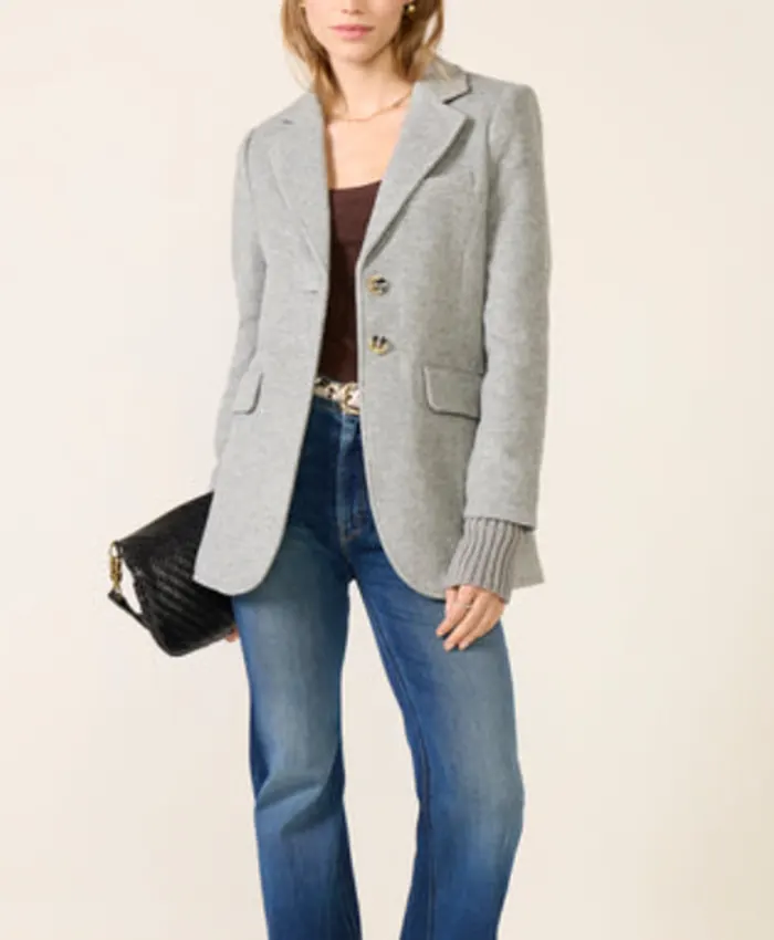 Shrinking S03 Christa Miller Grey Blazer For Sale