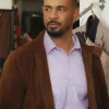 Shrinking S03 Damon Wayans Jr. Brown Leather Jacket