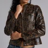 Shrinking S03 Isabella Gomez Leather Jacket For Sale
