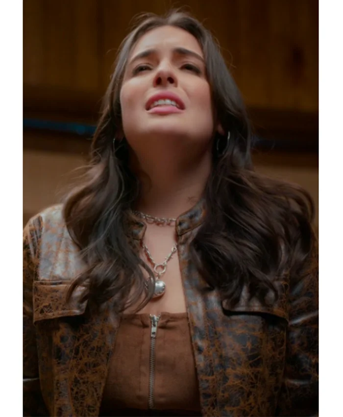 Shrinking S03 Isabella Gomez Leather Jacket