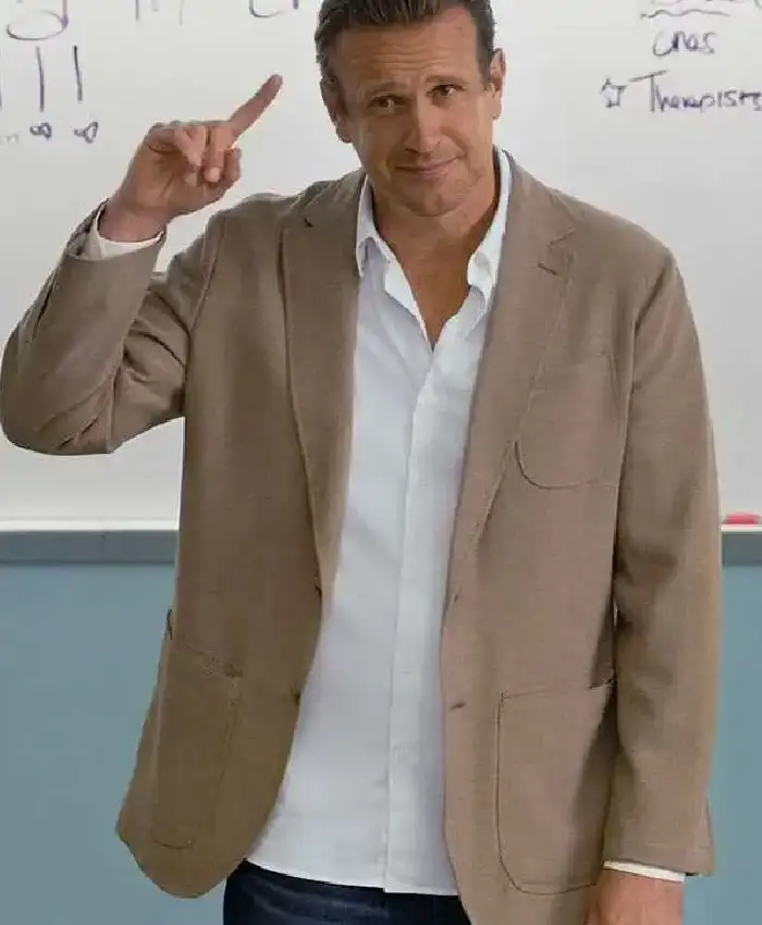 Shrinking S03 Jason Segel Wool Blazer