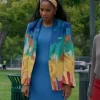 Shrinking S03 Jessica Williams Printed Blazer