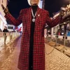 Snoop Dogg Winter Olympics 2026 Houndstooth Coat