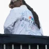 Snoop Dogg Winter Olympics Milano Cortina 2026 White Jacket Back
