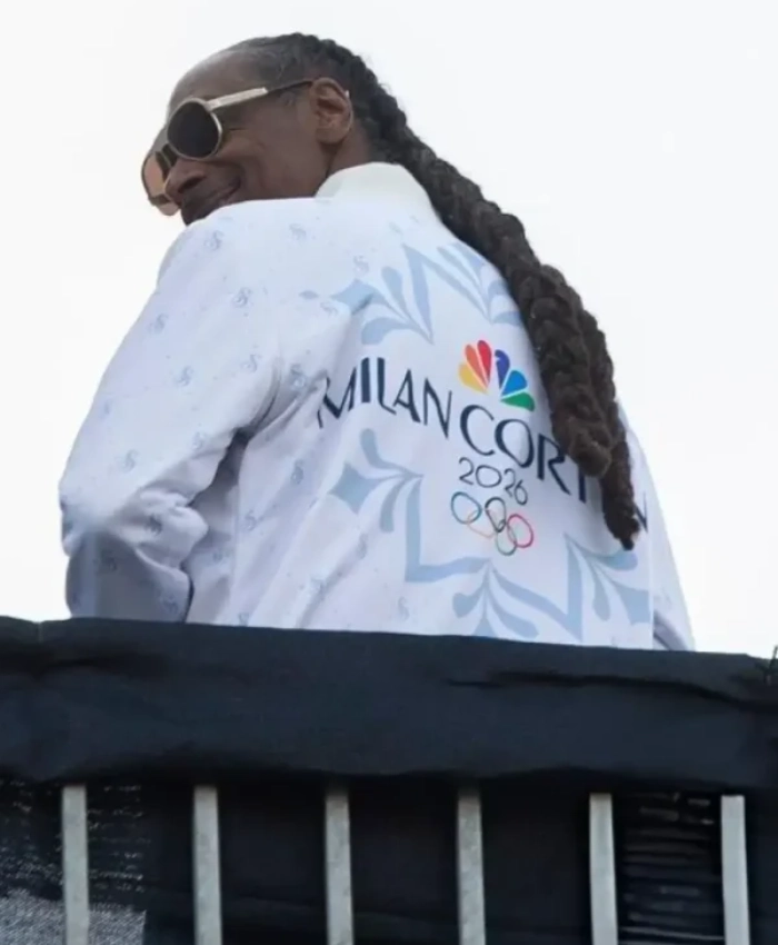 Snoop Dogg Winter Olympics Milano Cortina 2026 White Jacket