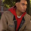 Spider-Man 2 Miles Morales Brown Corduroy Jacket