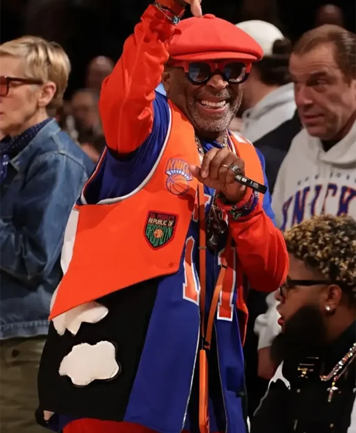 Spike Lee New York Knicks 2026 Orange Vest For Sale