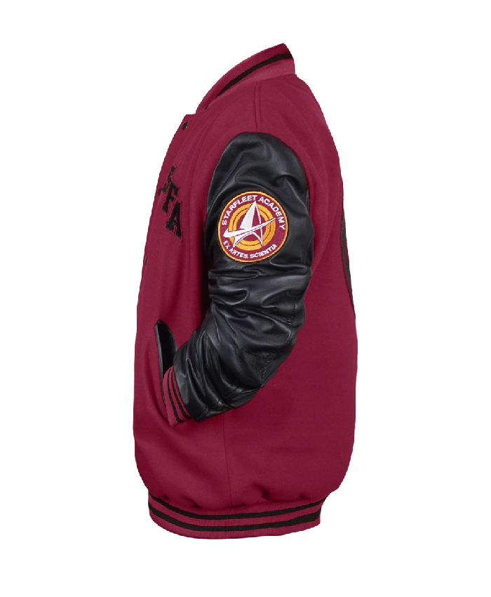Starfleet Academy varsity jacket inspired by the iconic Star Trek universe
