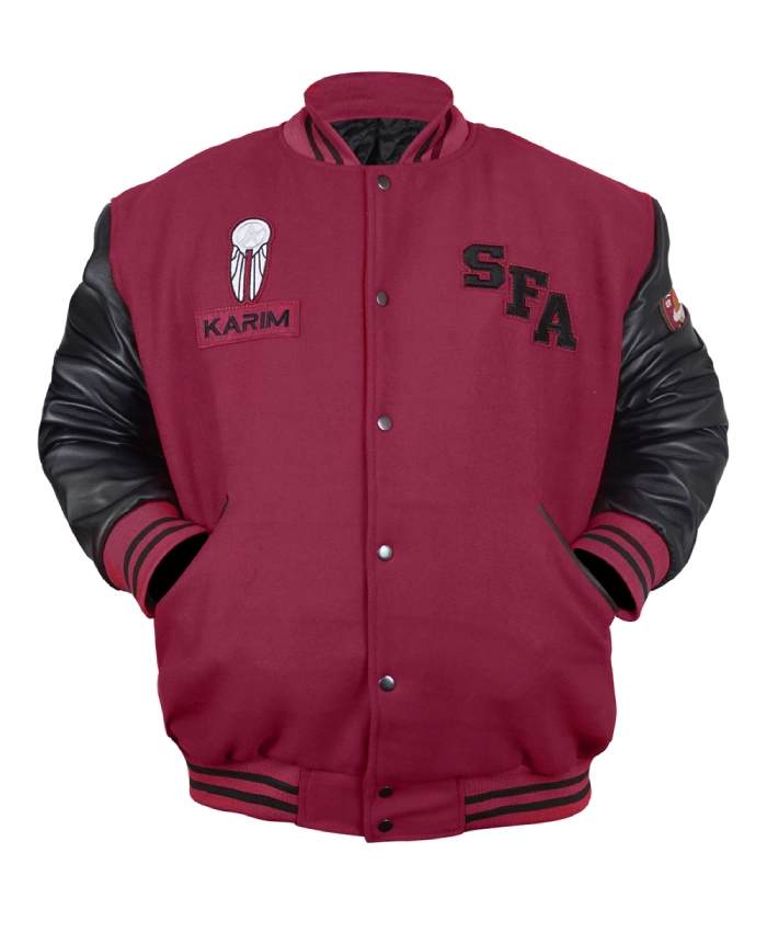 Starfleet Academy jacket with premium varsity styling for Star Trek fans