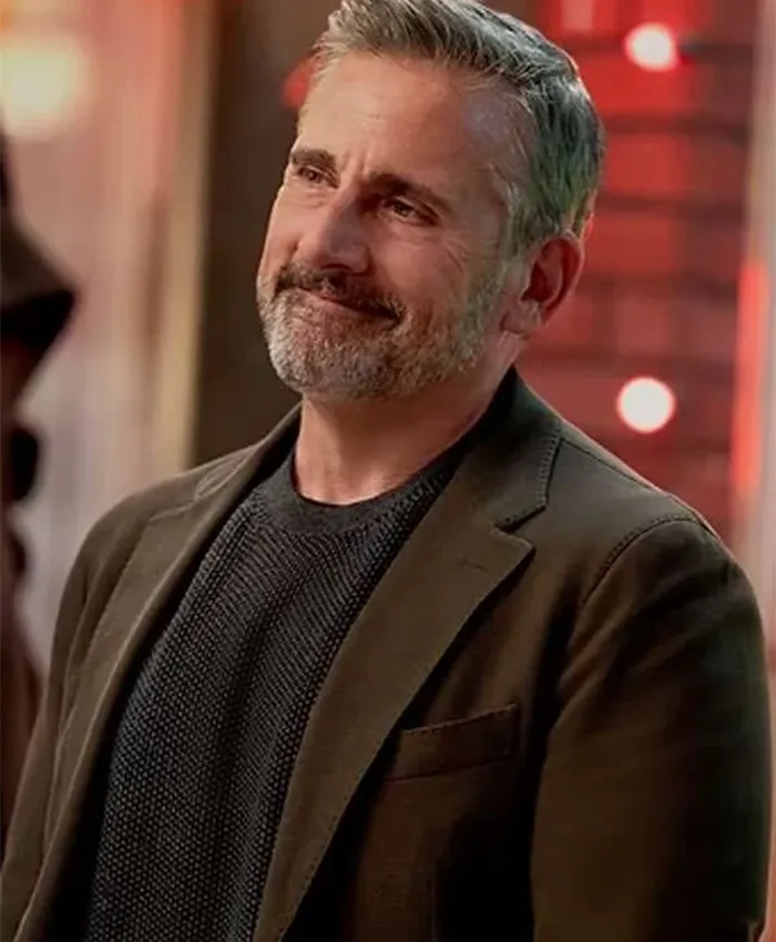 Steve Carell Rooster Brown Blazer