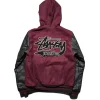Stussy Hooded Varsity Jacket For Sale