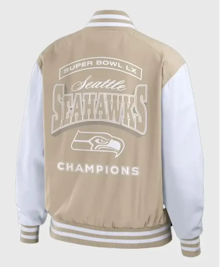 Super Bowl LX Seattle Seahawks Champions Bomber Jacket For Sale