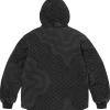 Supreme SS26 Flag Quilted Jacket Black Back