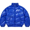 Supreme Schoot Puffer Jacket Blue
