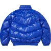 Supreme Schoot Puffer Jacket Blue Back