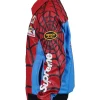 Supreme x Vanson Leathers x Spider-Man Jacket SS26 red
