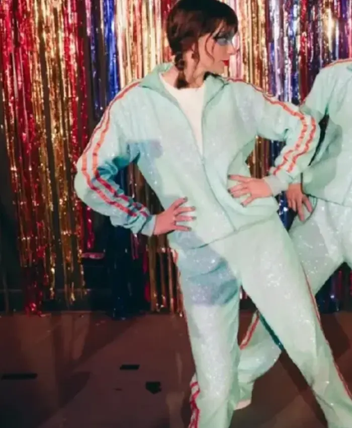 Taylor Swift Blue Sequin Tracksuit - Shop Now