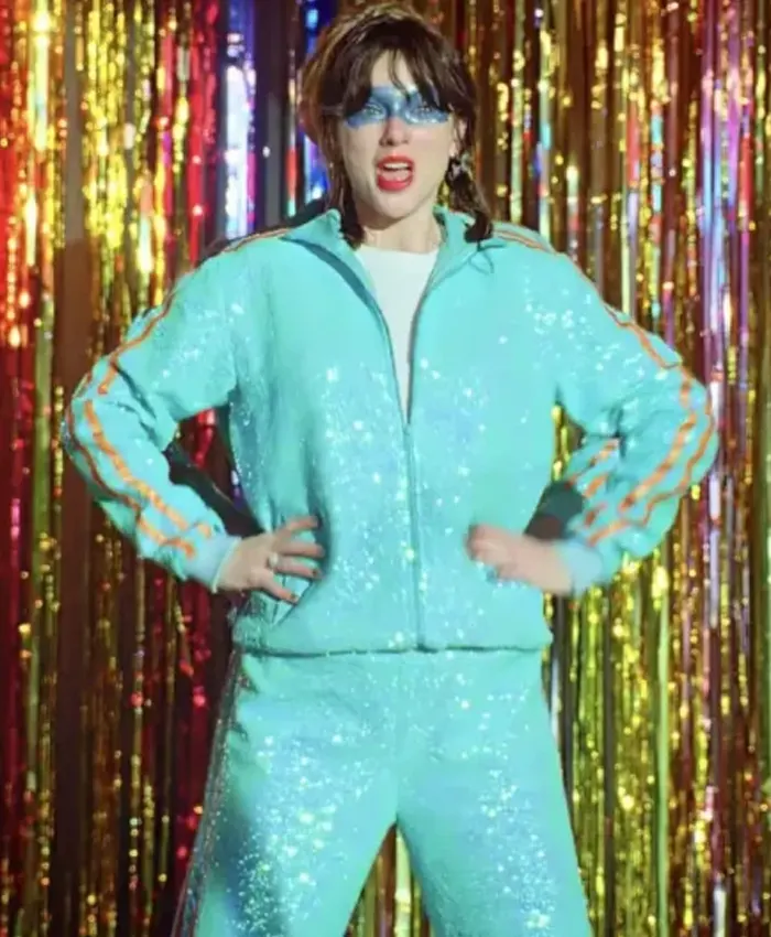 Taylor Swift Blue Sequin Tracksuit