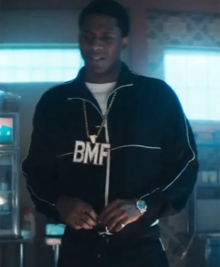 Terry Flenory Black Mafia Family S03 Black Jacket For Sale