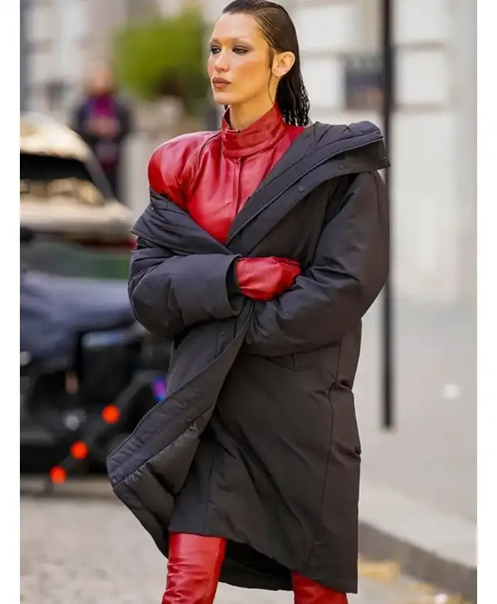 The Beauty S01 Bella Hadid Hooded Coat For Sale