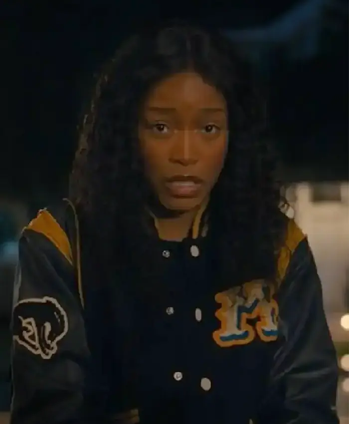 The Burbs S01 Keke Palmer Fringe Varsity Jacket