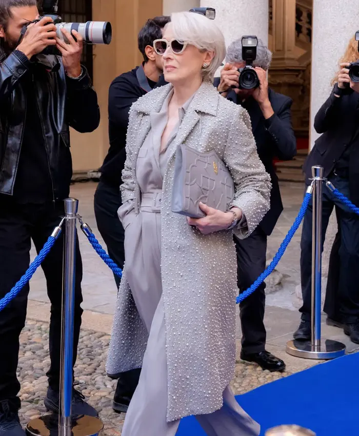 The Devil Wears Prada 2 Miranda Priestly Embellished Coat