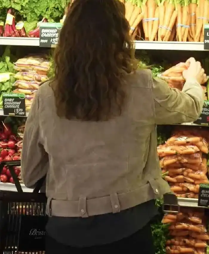 The Lincoln Lawyer S04 Cobie Smulders Suede Jacket Back