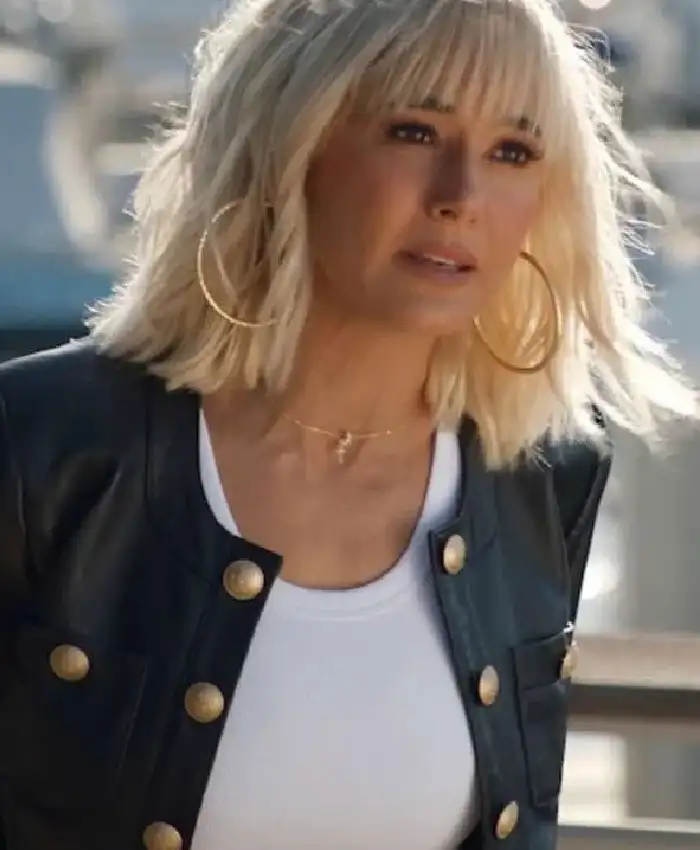 The Lincoln Lawyer S04 Emmanuelle Chriqui Leather Jacket For Sale