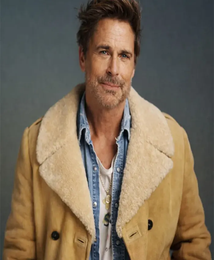 The Musical Rob Lowe Suede Leather Jacket For Sale