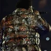The Redemption Tour Rod Wave Camo Puffer Jacket Back