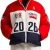 The Today Show Jenna Bush Hager Team USA Puffer Jacket For Sale
