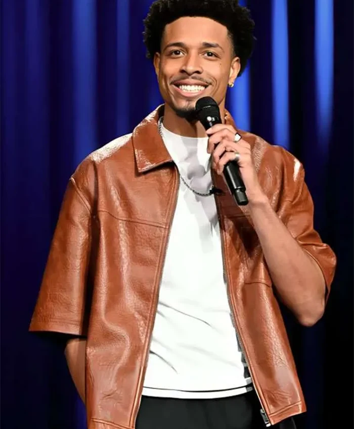 The Tonight Show S13 Ontonio Kareem Leather Jacket