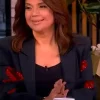The View 2026 Ana Navarro Lips Printed Black Blazer