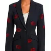 The View 2026 Ana Navarro Lips Printed Black Blazer For Sale