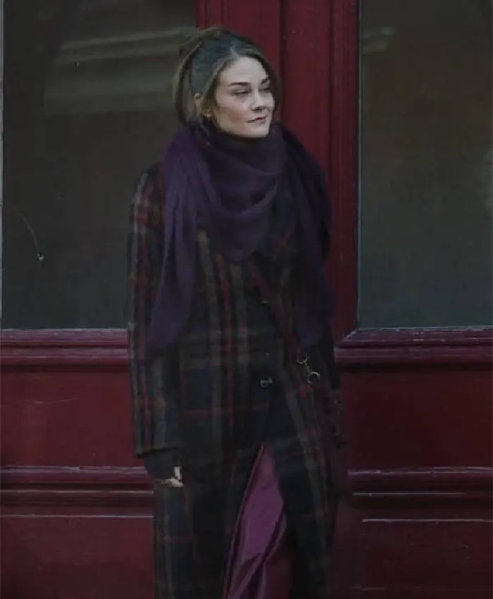 The Way to You Kim Matula Checked Coat