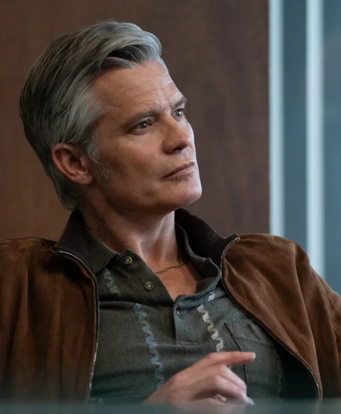 Timothy Olyphant Lucky S01 Suede Jacket