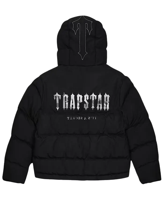 Trapstar Puffer Jacket Black Back