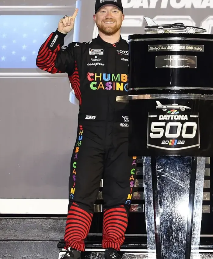 Tyler Reddick NASCAR Cup Series Daytona 500 Black Racing Jumpsuit