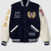 USA 250th Blue Varsity Jacket