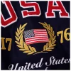 USA 250th Blue Varsity Jacket Front