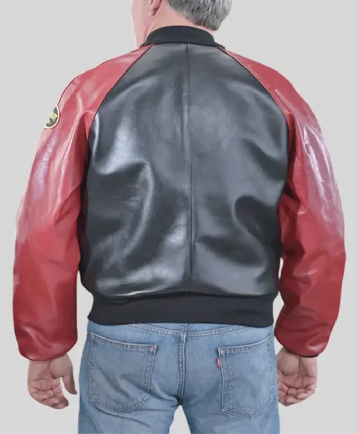 Vanson Race Team Jacket Back