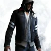 Video Game Prototype Alex Mercer Dragon Black Leather Jacket
