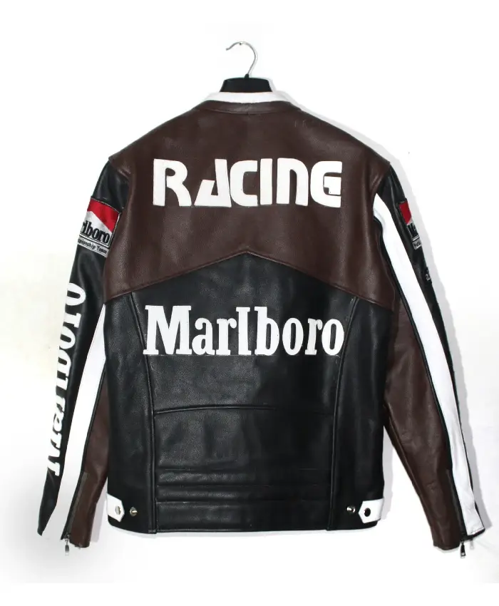 Vintage Marlboro Brown and Black Jacket Back