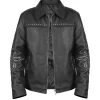 Stylish Vivet Signature Black Leather Jacket for casual and everyday fashion