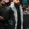 WWE NXT Tony D’Angelo Black Shearling Jacket