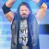 WWE Raw Royal Rumble 2026 Wrestler AJ Styles Black Leather Vest - Get now